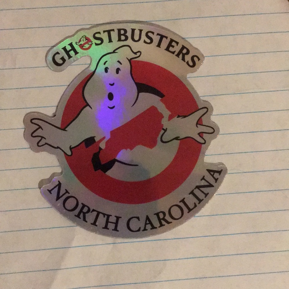 Ghostbuster North Carolina Sticker